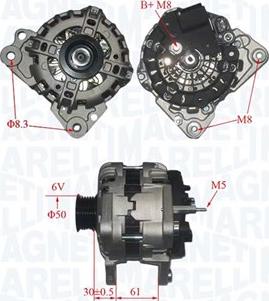 Magneti Marelli 063735695010 - Генератор vvparts.bg