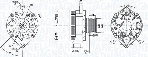 Magneti Marelli 063735605010 - Генератор vvparts.bg