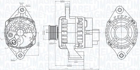 Magneti Marelli 063736094010 - Генератор vvparts.bg