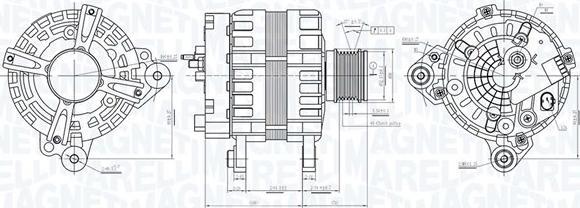 Magneti Marelli 063736193010 - Генератор vvparts.bg