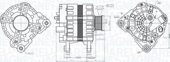 Magneti Marelli 063736232010 - Генератор vvparts.bg