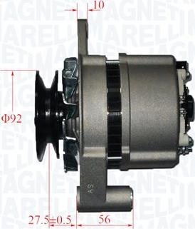 Magneti Marelli 063730050010 - Генератор vvparts.bg