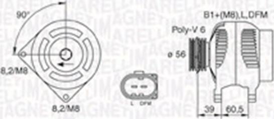 Magneti Marelli 063730004010 - Генератор vvparts.bg