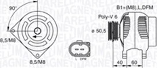 Magneti Marelli 063730007010 - Генератор vvparts.bg