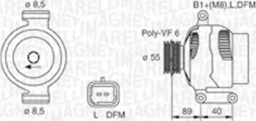 Magneti Marelli 063731544010 - Генератор vvparts.bg