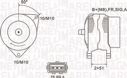 Magneti Marelli 063731941010 - Генератор vvparts.bg