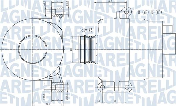 Magneti Marelli 063731969010 - Генератор vvparts.bg