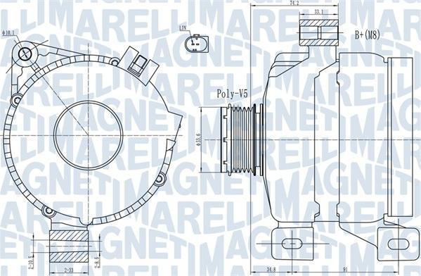 Magneti Marelli 063731967010 - Генератор vvparts.bg