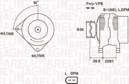 Magneti Marelli 063731912010 - Генератор vvparts.bg