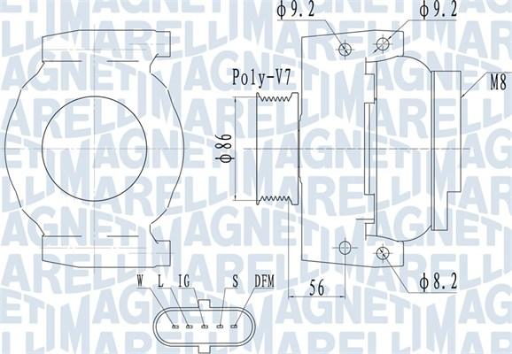 Magneti Marelli 063731917010 - Генератор vvparts.bg