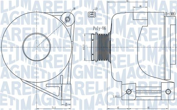 Magneti Marelli 063731988010 - Генератор vvparts.bg