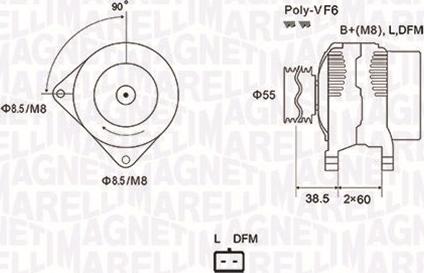 Magneti Marelli 063731933010 - Генератор vvparts.bg