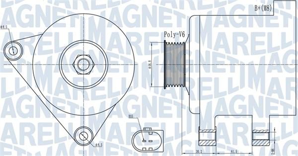 Magneti Marelli 063731937010 - Генератор vvparts.bg