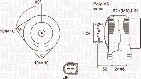 Magneti Marelli 063731970010 - Генератор vvparts.bg