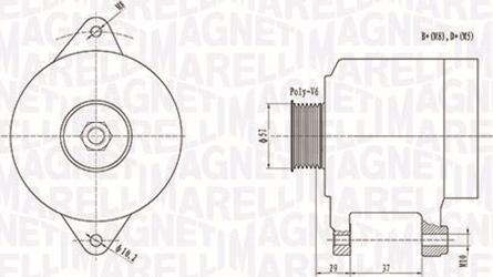 Magneti Marelli 063731978010 - Генератор vvparts.bg