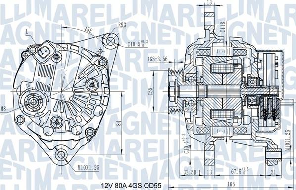 Magneti Marelli 063731977010 - Генератор vvparts.bg