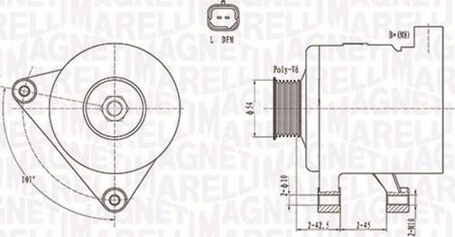 Magneti Marelli 063731498010 - Генератор vvparts.bg