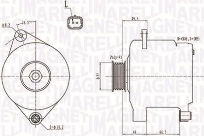 Magneti Marelli 063731444010 - Генератор vvparts.bg