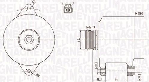 Magneti Marelli 063731409010 - Генератор vvparts.bg