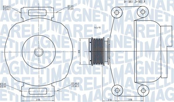 Magneti Marelli 063731489010 - Генератор vvparts.bg