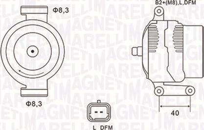 Magneti Marelli 063731470010 - Генератор vvparts.bg