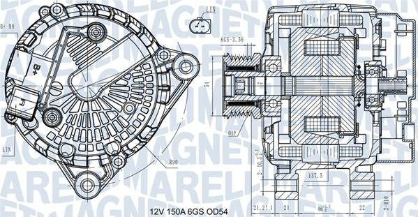 Magneti Marelli 063731472410 - Генератор vvparts.bg