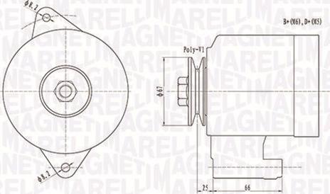 Magneti Marelli 063731472010 - Генератор vvparts.bg