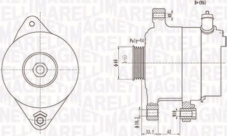 Magneti Marelli 063731595010 - Генератор vvparts.bg