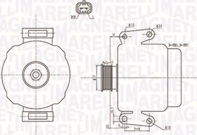 Magneti Marelli 063731592010 - Генератор vvparts.bg