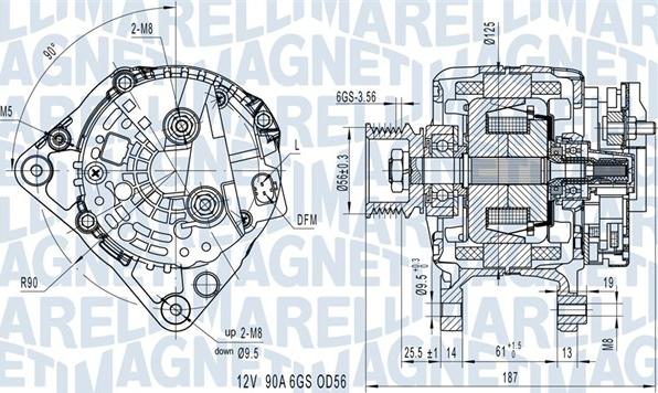 Magneti Marelli 063731512010 - Генератор vvparts.bg