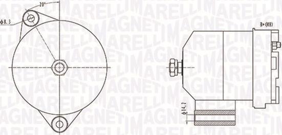 Magneti Marelli 063731586010 - Генератор vvparts.bg