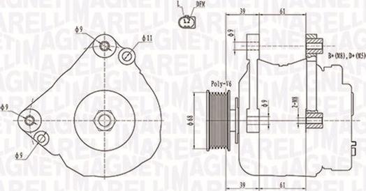 Magneti Marelli 063731587010 - Генератор vvparts.bg