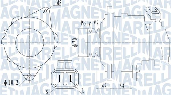 Magneti Marelli 063731533010 - Генератор vvparts.bg