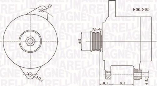 Magneti Marelli 063731696010 - Генератор vvparts.bg