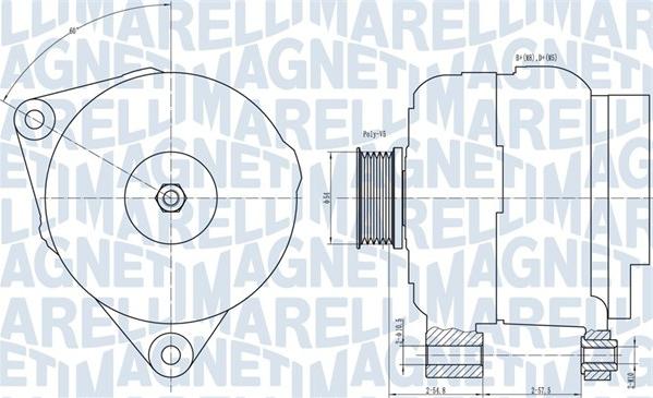 Magneti Marelli 063731658010 - Генератор vvparts.bg