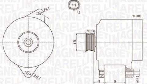 Magneti Marelli 063731653010 - Генератор vvparts.bg