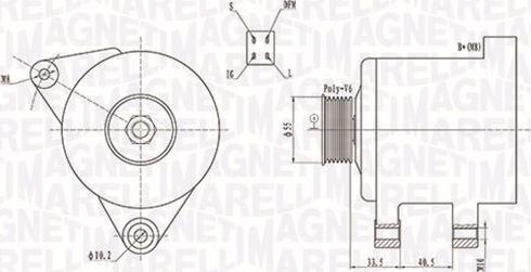 Magneti Marelli 063731605010 - Генератор vvparts.bg