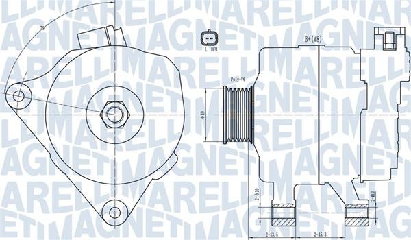 Magneti Marelli 063731687010 - Генератор vvparts.bg