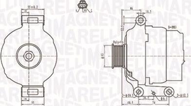 Magneti Marelli 063731636010 - Генератор vvparts.bg