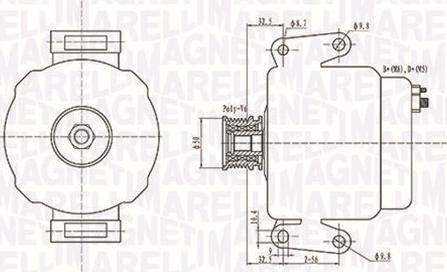 Magneti Marelli 063731630010 - Генератор vvparts.bg