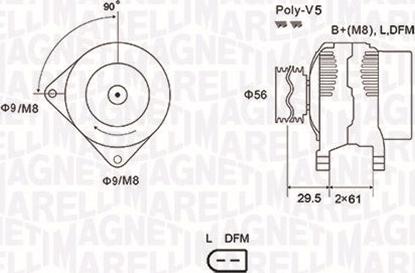 Magneti Marelli 063731678010 - Генератор vvparts.bg