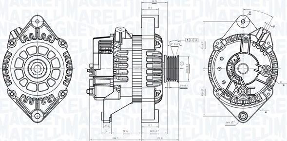 Magneti Marelli 063731053010 - Генератор vvparts.bg