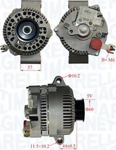 Magneti Marelli 063731034010 - Генератор vvparts.bg