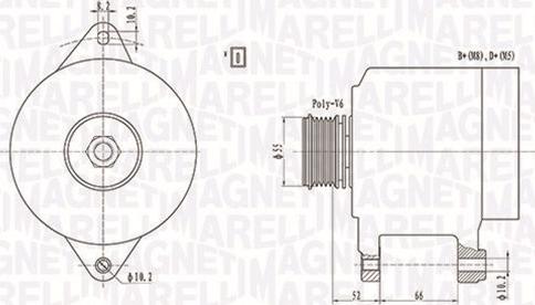 Magneti Marelli 063731157010 - Генератор vvparts.bg