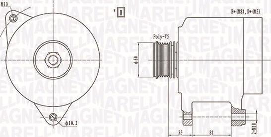 Magneti Marelli 063731139010 - Генератор vvparts.bg