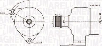 Magneti Marelli 063731138010 - Генератор vvparts.bg