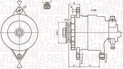 Magneti Marelli 063731172010 - Генератор vvparts.bg