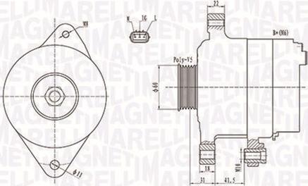 Magneti Marelli 063731892010 - Генератор vvparts.bg