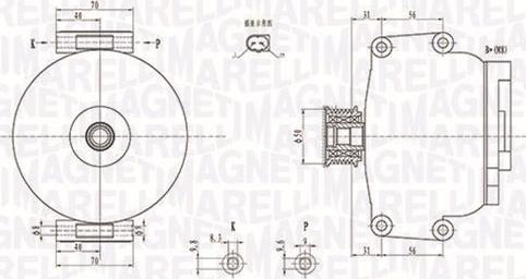 Magneti Marelli 063731846010 - Генератор vvparts.bg