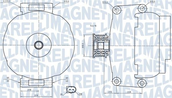 Magneti Marelli 063731840010 - Генератор vvparts.bg